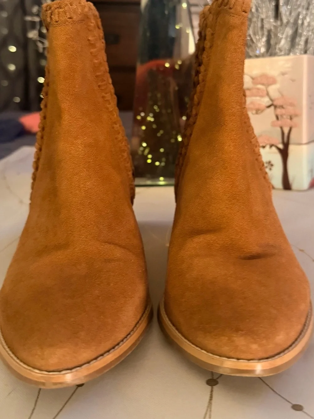 Coconuts By Matisse Suede Leather Slip On Ankle Boots Women’s Size 8.5 M